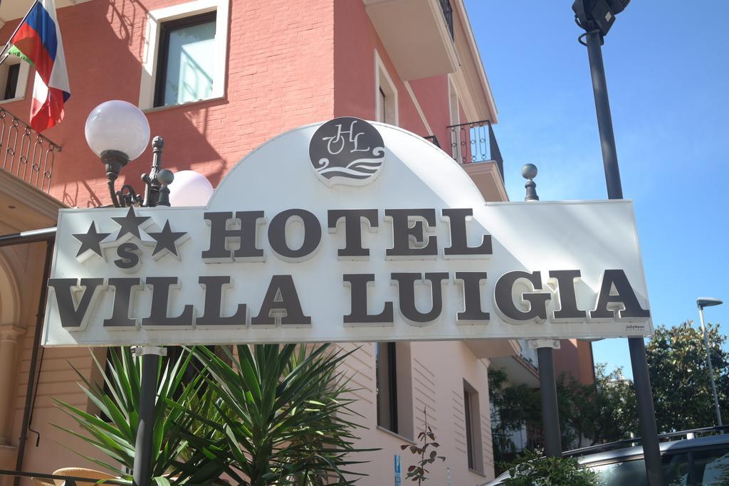 Hotel Villa Luigia Rímini Exterior foto