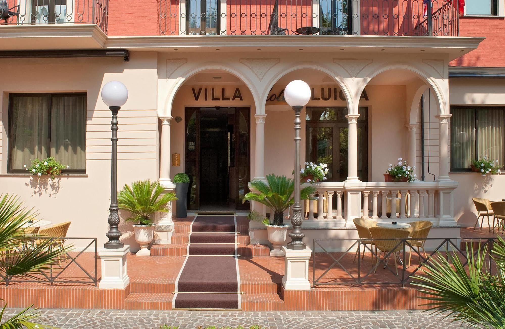 Hotel Villa Luigia Rímini Exterior foto