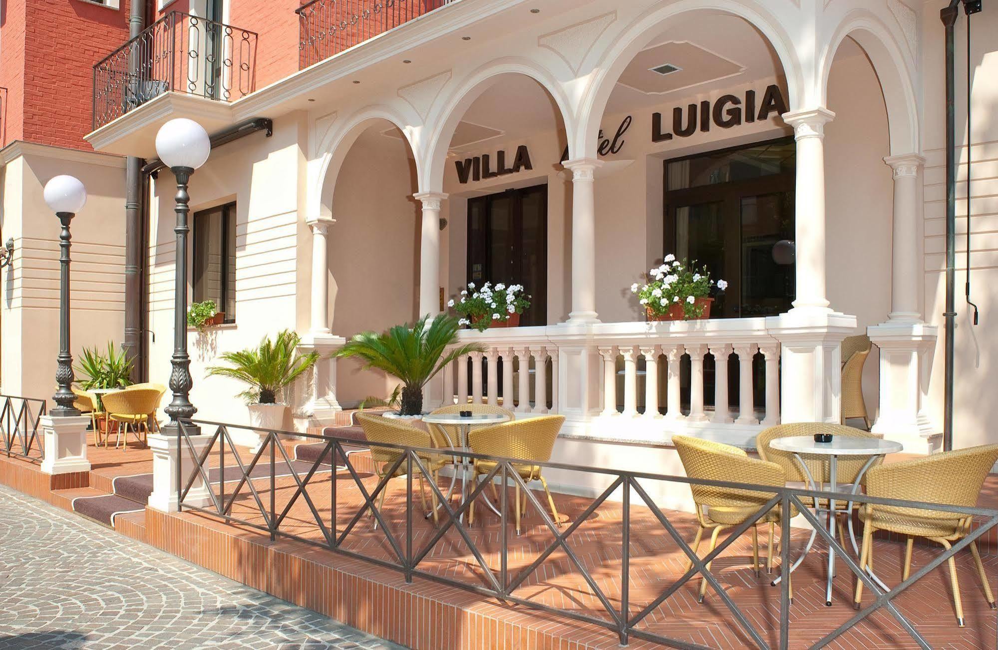 Hotel Villa Luigia Rímini Exterior foto